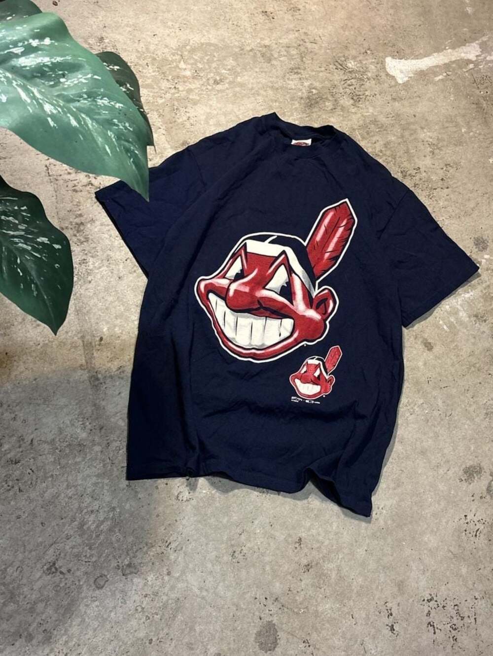 Vintage 1999 Cleveland Indians MLB Chief Wahoo Graphic T-Shirt
